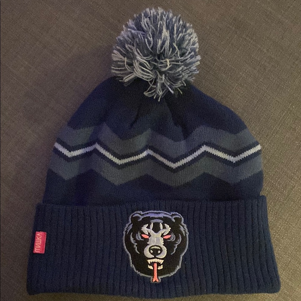 Mishka Death Adder Navy Blue New Era Beanie